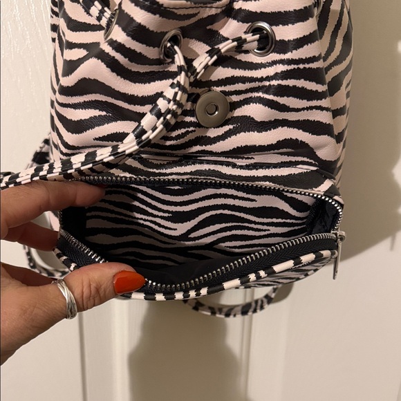 Zebra Print Mini Backpack - Picture 5 of 5